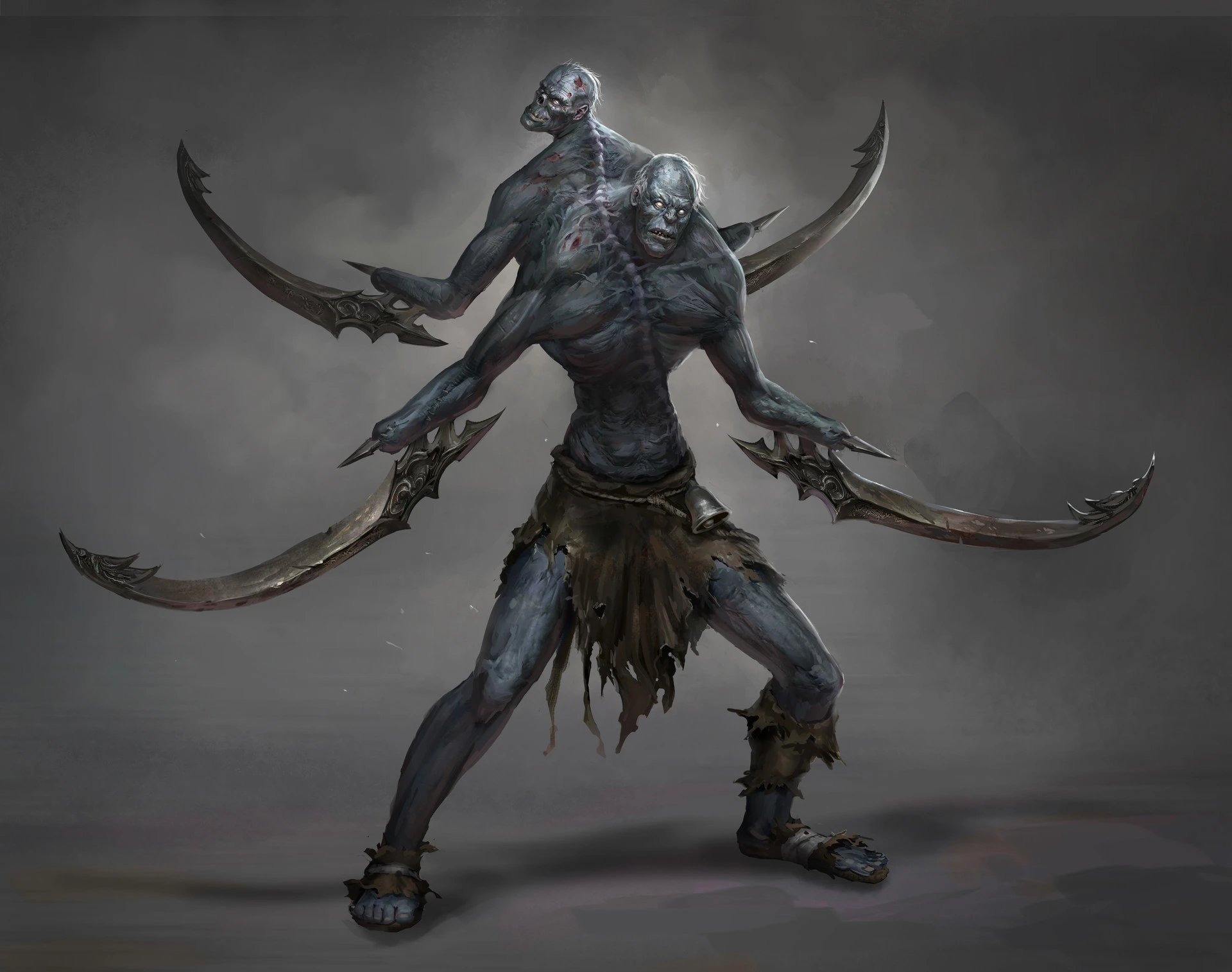 dark fantasy concept character design