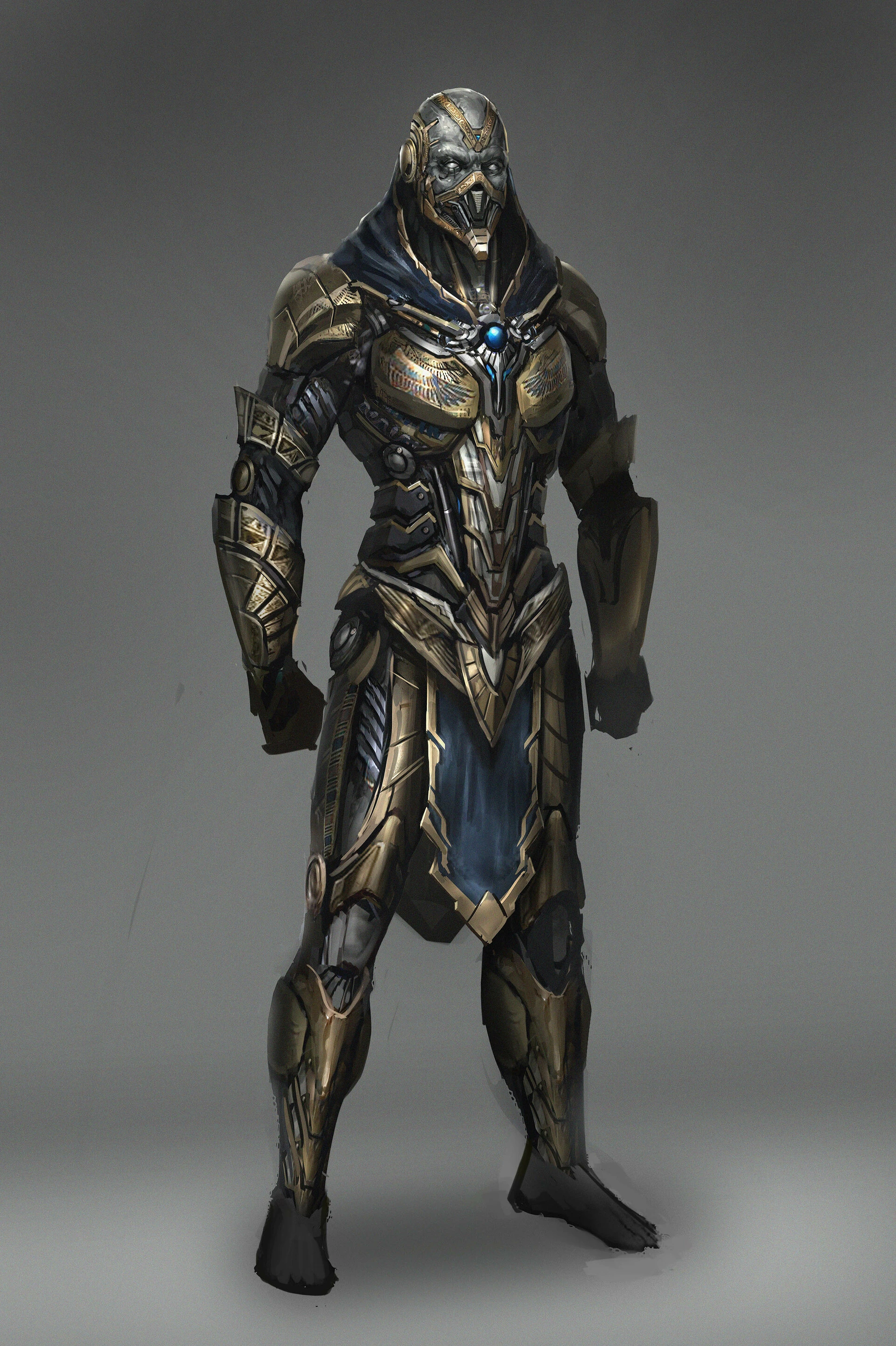 egyptianpunk concept character design