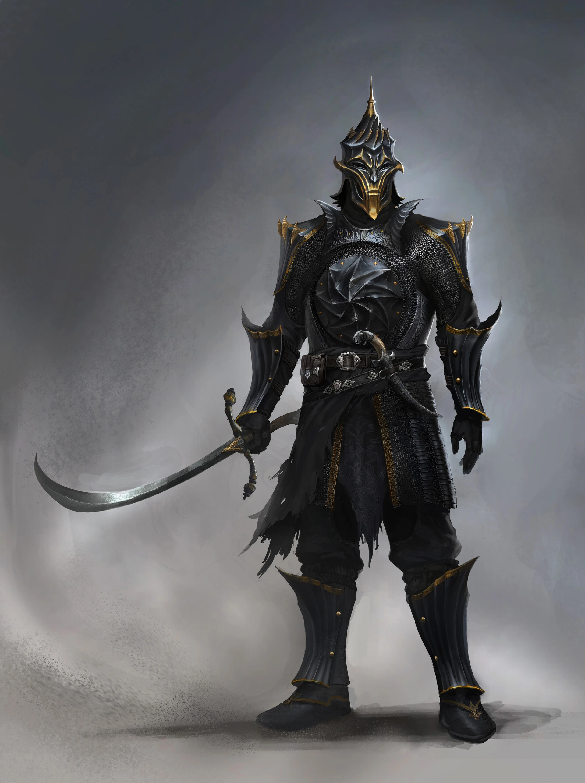 persian immortals concept art character design