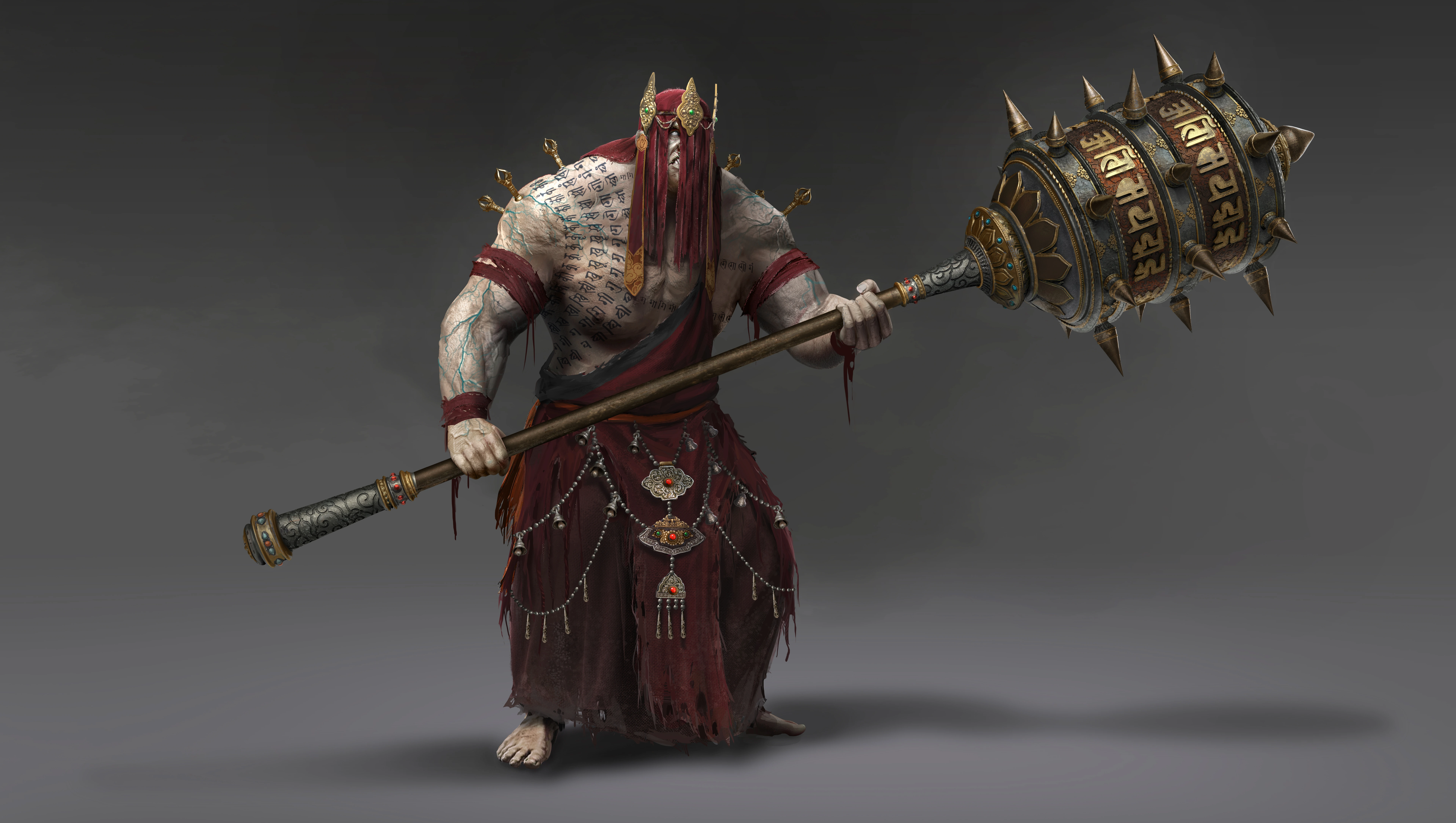 Shamans of Makaveli Concept Art Character Design