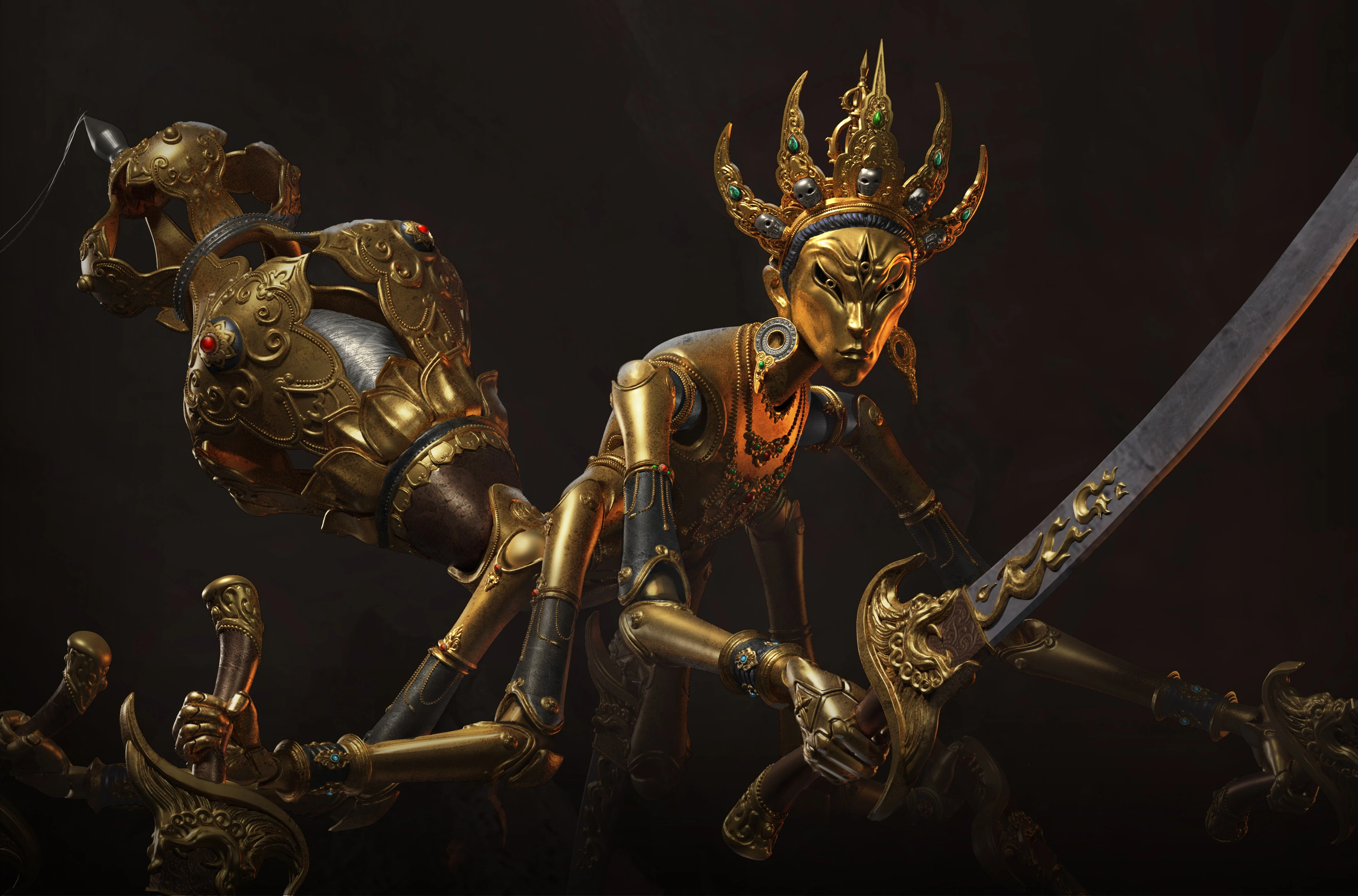 Shamans of Makaveli Concept Art Character Design