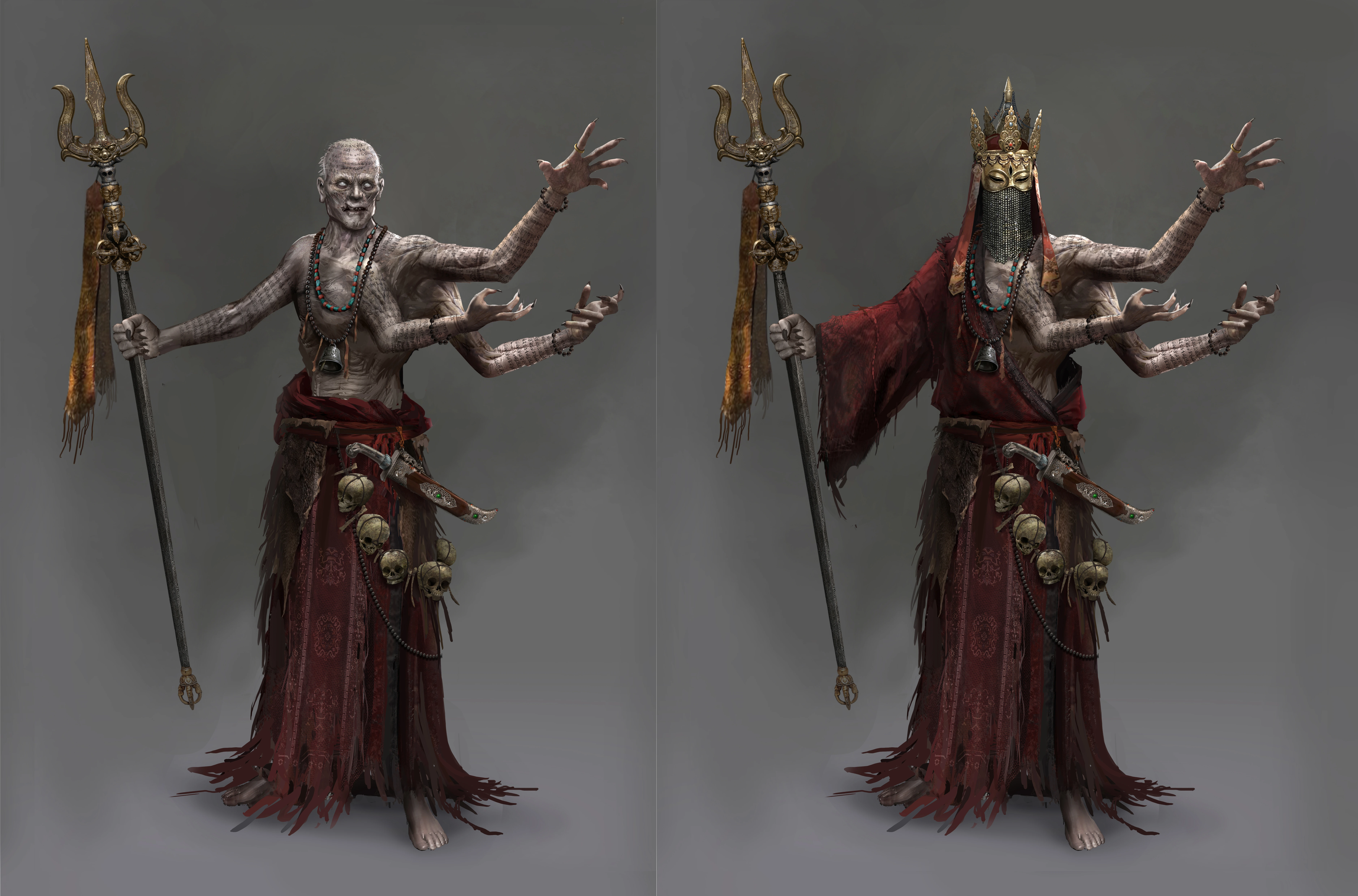 Shamans of Makaveli Concept Art Character Design