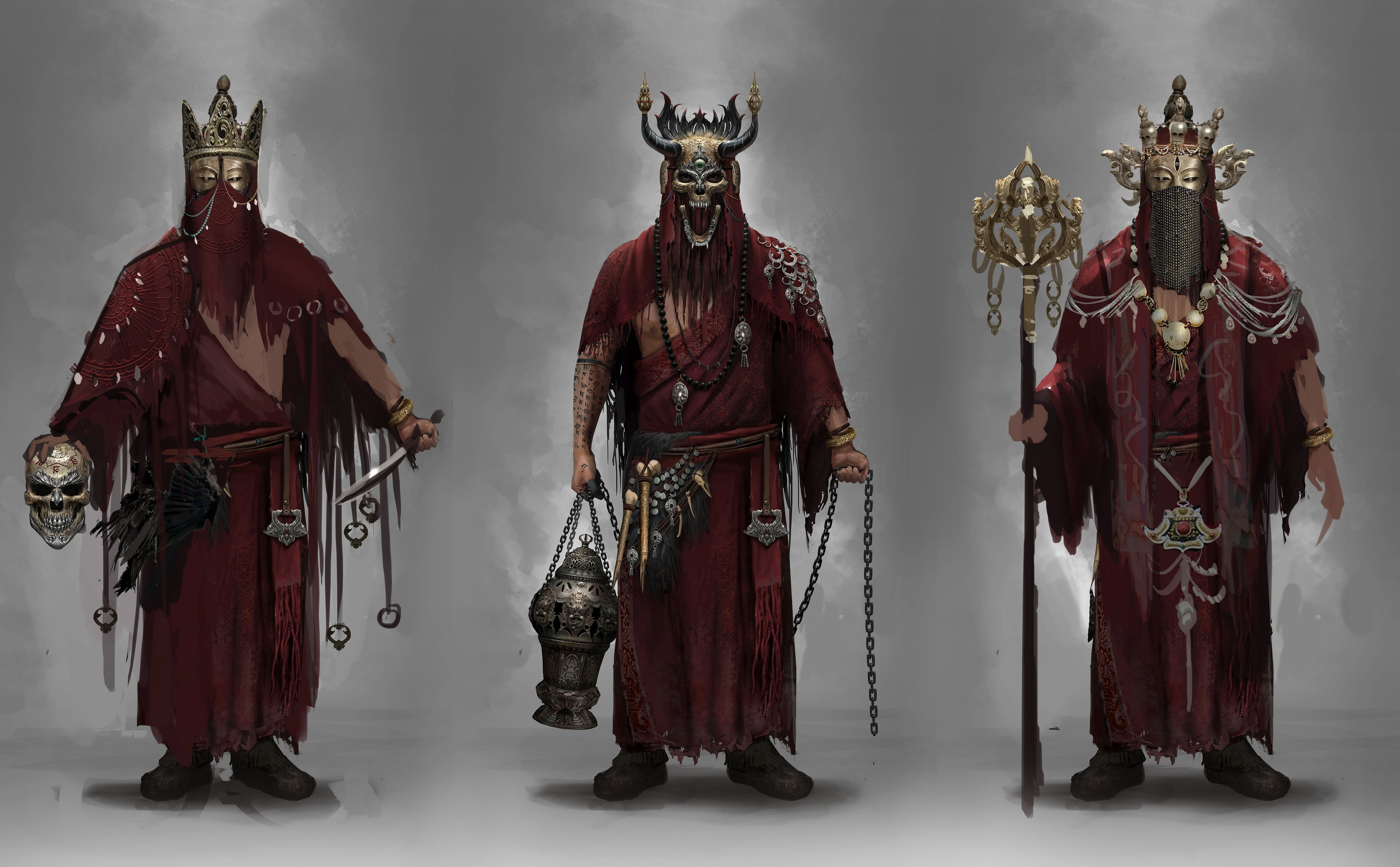 Shamans of Makaveli Concept Art Character Design